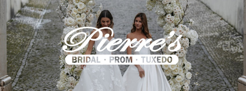 open lace back dress Pierre's Bridal, Prom and Tuxedo